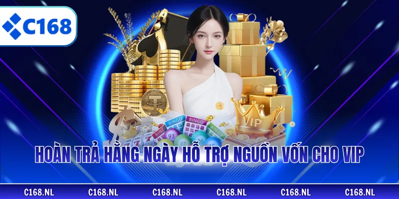 Hoàn trả hằng ngày hỗ trợ nguồn vốn cho VIP